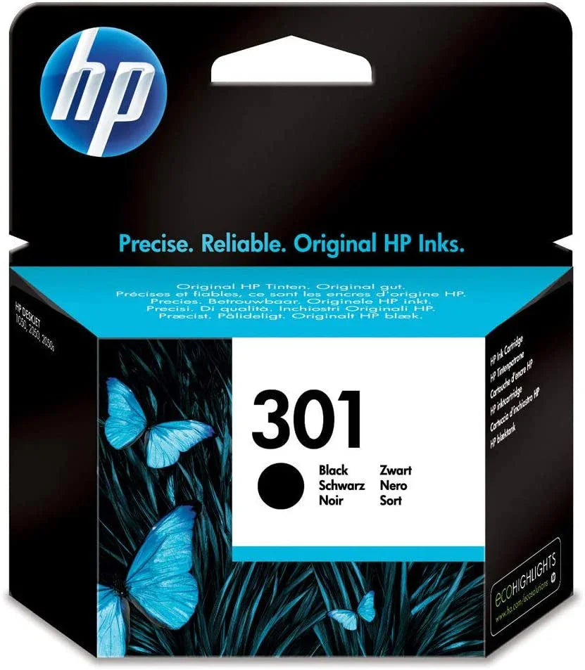 Hp 301 Black Ink Cartridge Ch561ee - eBuy UAE